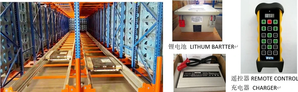 High Density Warehouse Storage Radio Remote Control Shuttle Rack