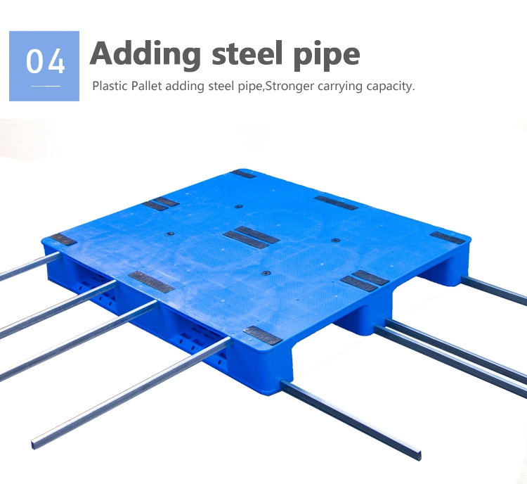 Warehouse Storage Use 3 Runners Type Rack Able Anti-Slip HDPE Plastic Pallet