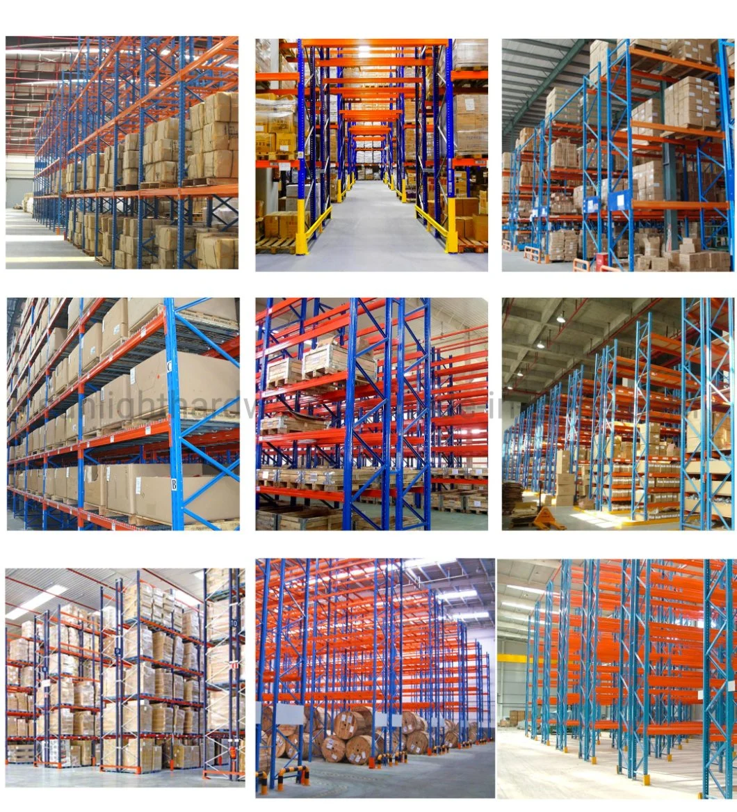 Outdoor Galvanized Mezzanine Cantilever Teardrop Shelf Heavy Duty Stacking Automatic Warehouse Storage Metal Steel Pallet Shuttle Rack