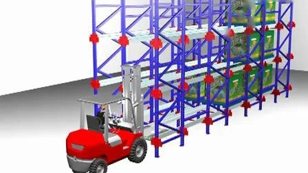 Estante modificado para requisitos particulares resistente de alta velocidad de la plataforma del transbordador de radio para el almacenamiento de Warehouse