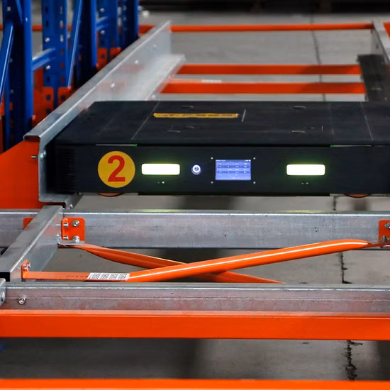 Estantería automática de cuatro vías, robot de 4 direcciones para sistema de almacenamiento automatizado de estanterías